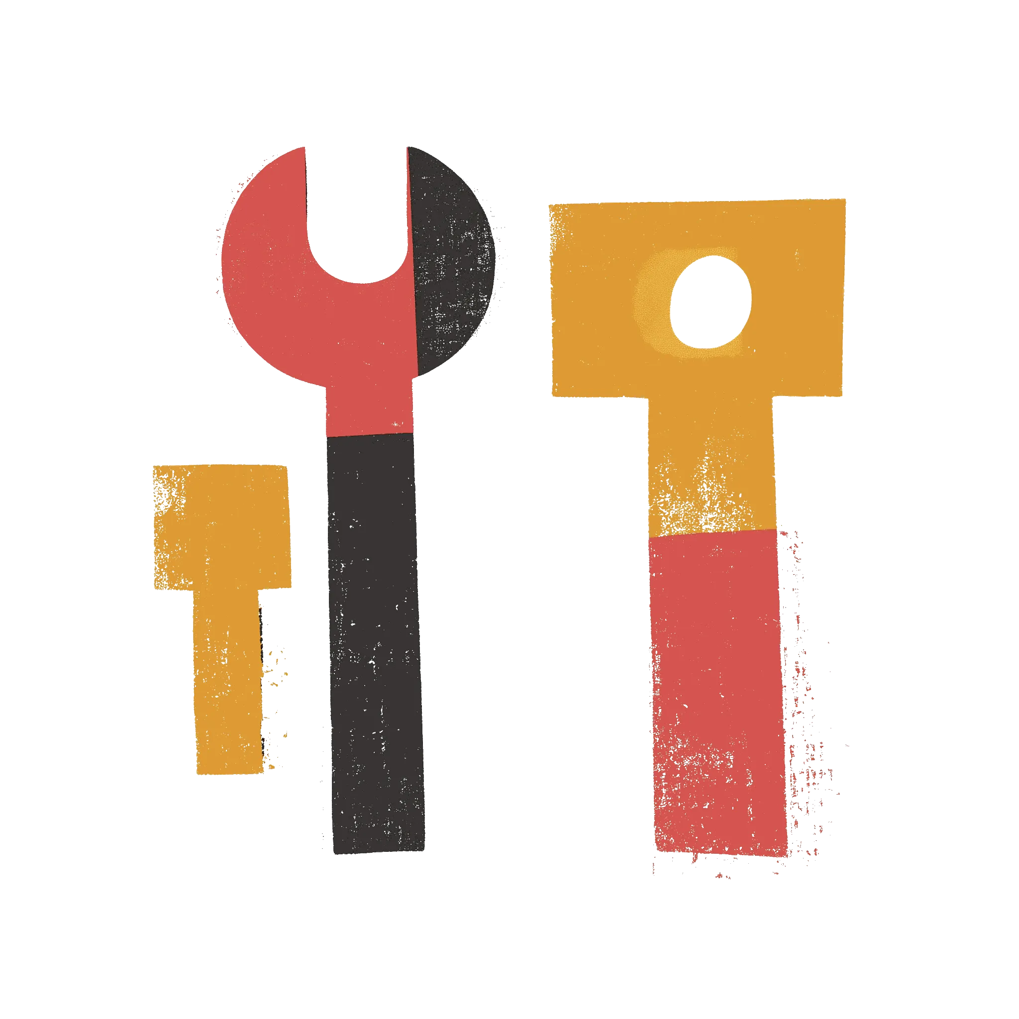 Tools illustration representing system diagnostics